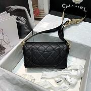 Chanel Calfskin Flap Bag Black AS2273 Size 20 x 6 x 12 cm - 3