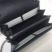 GG Supreme Dionysus Chain Wallet Dark Blue 401231 Size 20 x 13.5 x 3 cm - 6