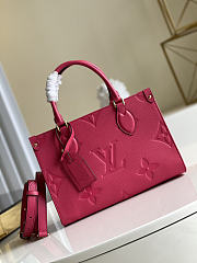 Louis Vuitton Onthego Tote Pink M45661 Size 28 x 11 x 19 cm  - 1