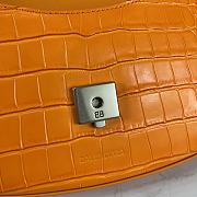 Balencia Crocodile Underarms Ghost Bag Orange 8009 Size 23 x 5 x 15 cm - 6