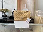 Chanel Grained Calfskin Dark Beige A58600 Size 25 cm - 1