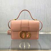 Dior Micro 30 Montaigne Bag Rose Des Vents Box Calfskin Size 15 x 11 x 4 cm - 1