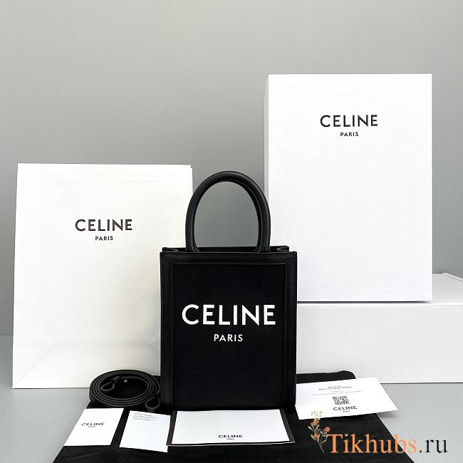 Celin Cabas Canvas Tote 60007 Size 20 x 17 x 6 cm - 1