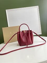 Burberry Bucket Bag Red Size 16 x 15 x 17.5 cm - 6