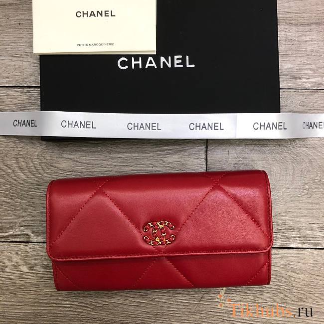 Chanel Long Wallet 6871 Size 19 cm - 1