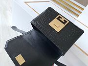 Givenchy Crocodile Embossed Black Size 18 x 13.5 x 7 cm - 2