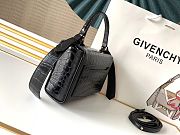 Givenchy Crocodile Embossed Black Size 18 x 13.5 x 7 cm - 4