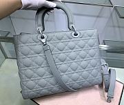 Dior Lady Large Blue Size 32 x 25 x 11 cm  - 3