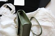 Chanel Flap Bag Green Size 12 × 20 × 8 cm - 5