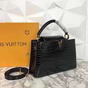 LV Capucines PM Black Size 31 cm  - 5