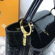 LV Capucines PM Black Size 31 cm  - 3