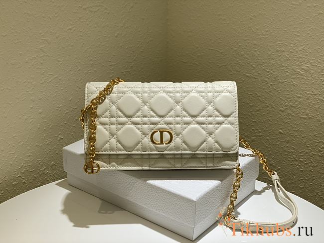 Dior Caro White Size 20 x 11.5 x 3.5 cm - 1