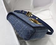 Dior Caro Denim M8016 Size 20 x 12 x 7 cm - 3