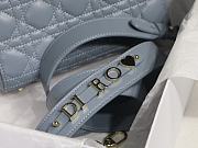 Dior Lady Blue M8013 Size 20 x 16.5 x 8 cm - 6