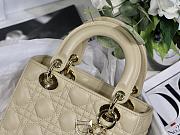 Dior Lady Cream M8013 Size 20 x 16.5 x 8 cm - 2