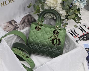 Dior Lady Gradient Green M6016 Size 20cm