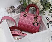 Dior Lady Gradient Rose Red M6016 Size 20cm - 1