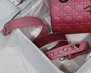 Dior Lady Gradient Rose Red M6016 Size 20cm - 4