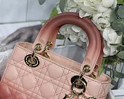 Dior Lady Gradient Pink M6016 Size 20cm - 5