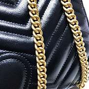 GG Marmont Shoulder Bag Black 524592 Size 28 x 20 x 5 cm - 6