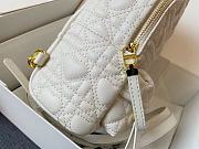 Dior Mini Dioramour Backpack White Size 16 x 21 x 8.5 cm - 3