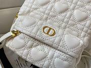 Dior Mini Dioramour Backpack White Size 16 x 21 x 8.5 cm - 2