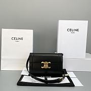 Celine Arc De Triomphe Buckle Flap Bag 60173 Size 21 x 15 x 4.5 cm - 1