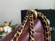 Chanel Woc Red Wine Size 21 cm - 5