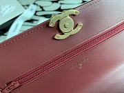 Chanel Woc Red Wine Size 21 cm - 4