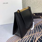 Celine Original Cowhide Black 8869 Size 33 x 22 x 10 cm - 3