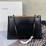 Celine Original Cowhide Black 8869 Size 33 x 22 x 10 cm - 6