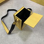 Fendi Pack Box Bag Yellow 88N337 Size 10.5 x 17 x 7 cm - 5