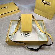 Fendi Pack Box Bag Yellow 88N337 Size 10.5 x 17 x 7 cm - 4