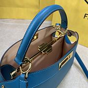 Fendi Peekaboo Iseeu Grow Grass Blue 88N325 Size 33 x 25 x 12 cm - 3