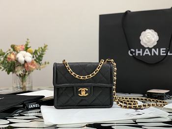 Chanel Tofu Bag Black Small 99031 Size 14.5 x 18 x 8 cm