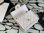 Chanel Tofu Bag White Small 99031 Size 14.5 x 18 x 8 cm - 3