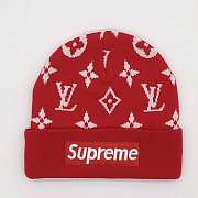 Louis Vuitton Hat Red/ Black - 2