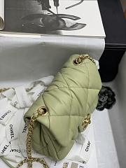 Chanel Flap Bag Green Size 19 x 14.5 x 8.5 cm - 6