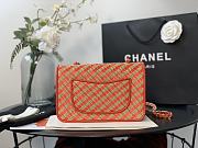 Chanel Flap Bag Straw Woven Size 21 x 14 x 9 cm - 4