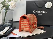 Chanel Flap Bag Straw Woven Size 21 x 14 x 9 cm - 3