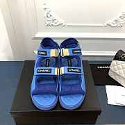 Chanel Sandal In Blue - 6