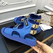 Chanel Sandal In Blue - 5