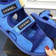 Chanel Sandal In Blue - 3