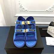 Chanel Sandal In Blue - 2