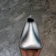 Balencia Hourglass Bag Silver Size 23 x 10 x 14 cm - 3