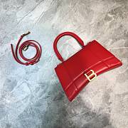 Balencia Hourglass Bag Red Size 23 x 10 x 14 cm - 1