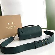 Burberry Cylindrical Mini Bag Green Size 21 x 11 x 11 cm - 1