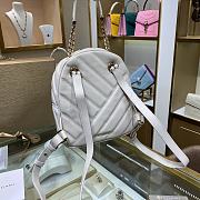 BVL Serpent Cabochon Backpack White Size 18 x 22 x 11 cm - 3