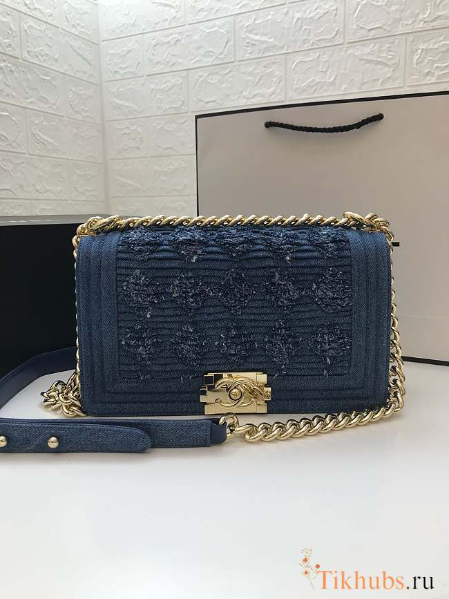 Chanel Classic Leboy Chain Bag Size 25.5 x 16 x 9 cm - 1