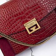 Givenchy Cowhide Crocodile Red Size 29 cm - 3